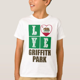 State Flag Heart Griffith Park T-Shirt