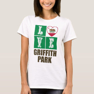 State Flag Heart Griffith Park T-Shirt