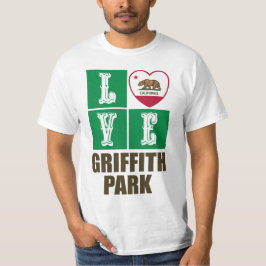 State Flag Heart Griffith Park T-Shirt