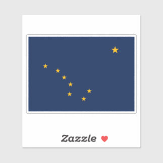 State flag of Alaska Aufkleber