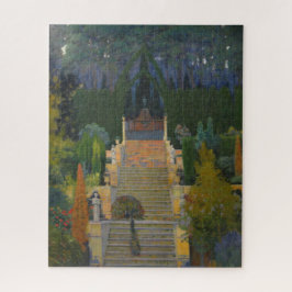 State Garden in Mallorca (von Santiago Rusiñol) Puzzle