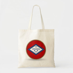 State of Arkansas Flag Seal Tote Bag Tragetasche