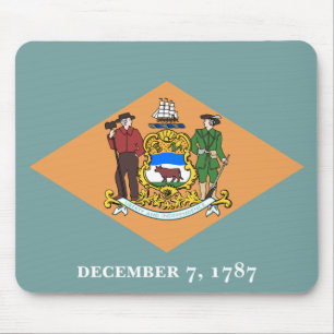 State of Delaware Flag Mousepad