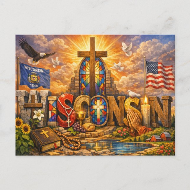 State of Grace Spirituelle Postkarte  (Vorderseite)