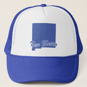 State Of New Mexico Shape Trucker Hut Truckerkappe
