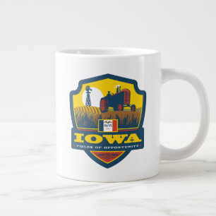 State Pride Iowa Jumbo-Tasse