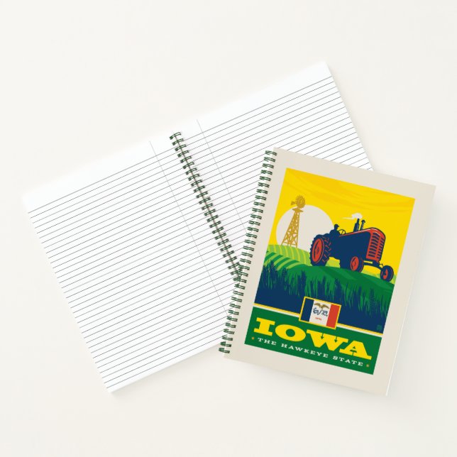 State Pride Iowa Notizbuch (Innenseite)