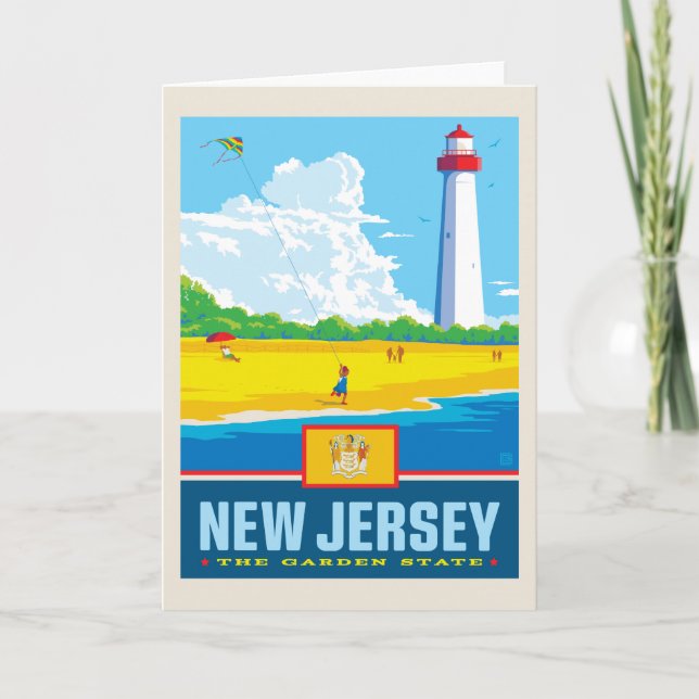 State Pride | New Jersey Karte (Vorderseite)