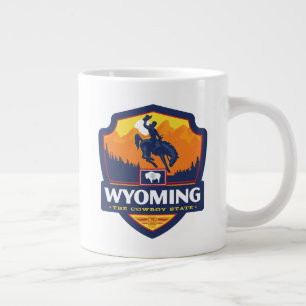 State Pride Wyoming Jumbo-Tasse