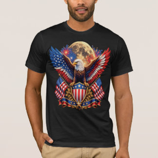 State USA Flag Grafik T-Shirt