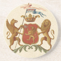 Stated Heraldic Abzeichen mit Griffin und Lion