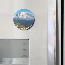 Stated Mount Rainier Landschaft Magnet