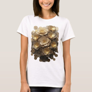 Statement Grau ABSTRACT ART Mode Druck T-Shirt