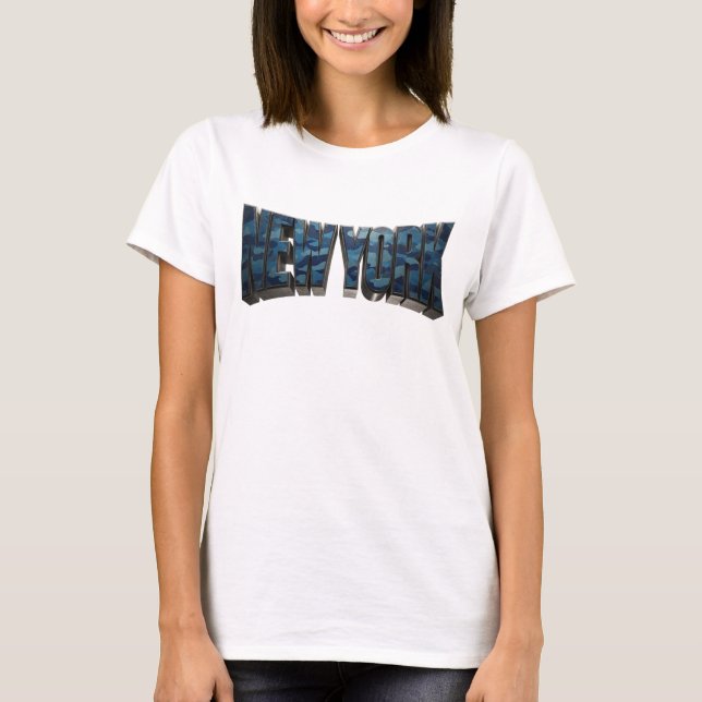Statement Navy NEW YORK Custom Tee (Vorderseite)