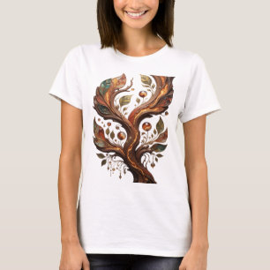 Statement Silber ABSTRACTE KUNST Künstlerisches Mo T-Shirt