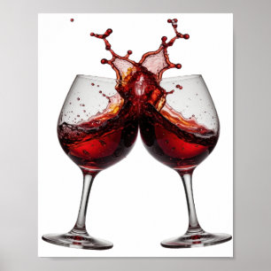 Statement Silber ZUM GUTEN GESUNDHEIT Druck Poster