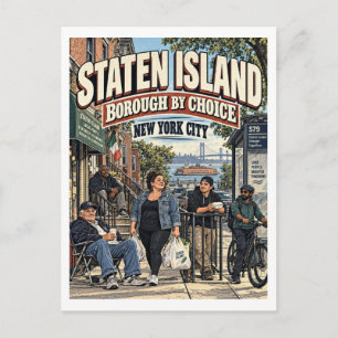 Staten Island By Choice Postkarte