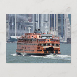 Staten Island Ferry New York Hafen Post Card Postkarte