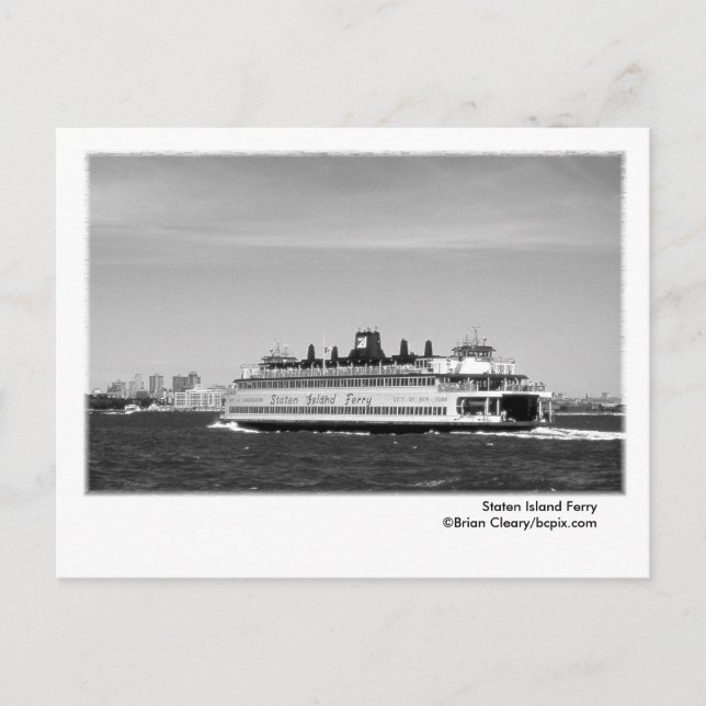 Staten Island Ferry Postcard Postkarte (Vorderseite)
