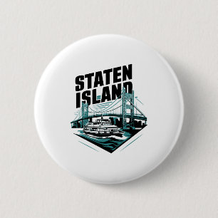 Staten Island New York Fähre _1  Button