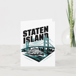 Staten Island New York Fähre _1 Karte