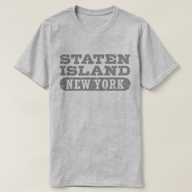 Staten Island New York T-Shirt (Design vorne)