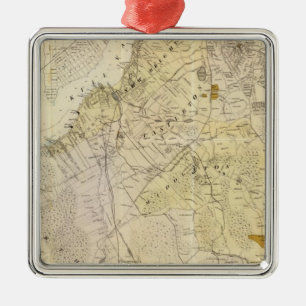 Staten Island Nord Silbernes Ornament