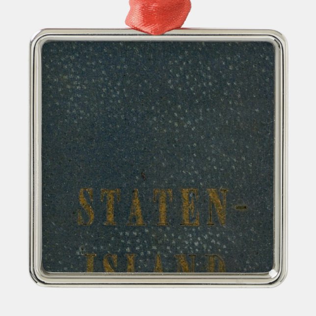 Staten Island Ornament Aus Metall (Vorne)