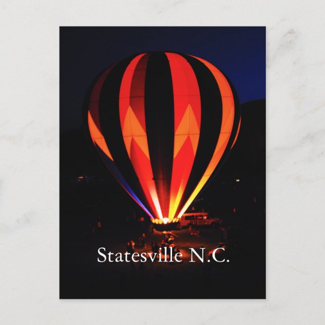 Statesville N.C. Postkarte (Vorderseite)