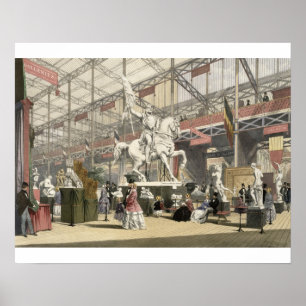 Stateus in the Belgium sektion of the Great Exhibi Poster