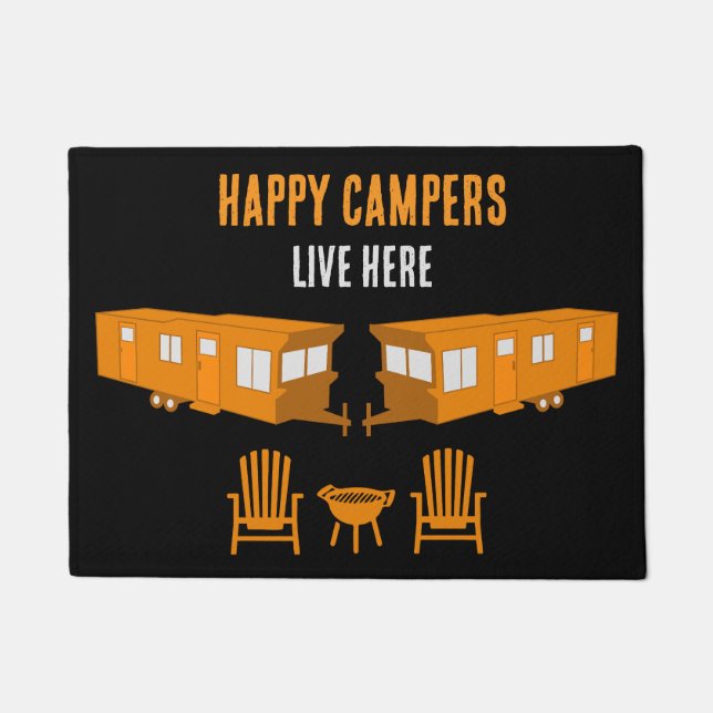 Static Caravan Zuhause Gift Fußmatte (Vorderseite)