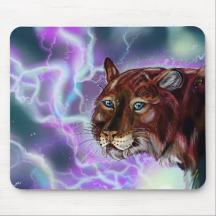 Static Storm Lighting Saber Mousepad