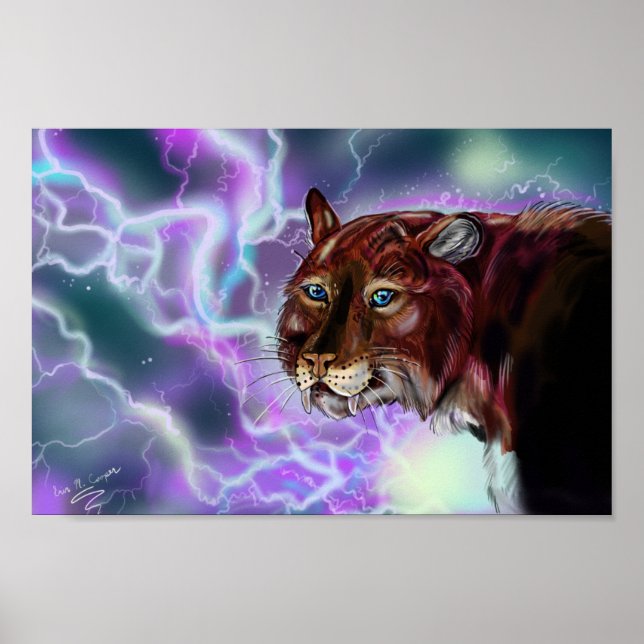 Static Storm Lighting Saber Poster (Vorne)