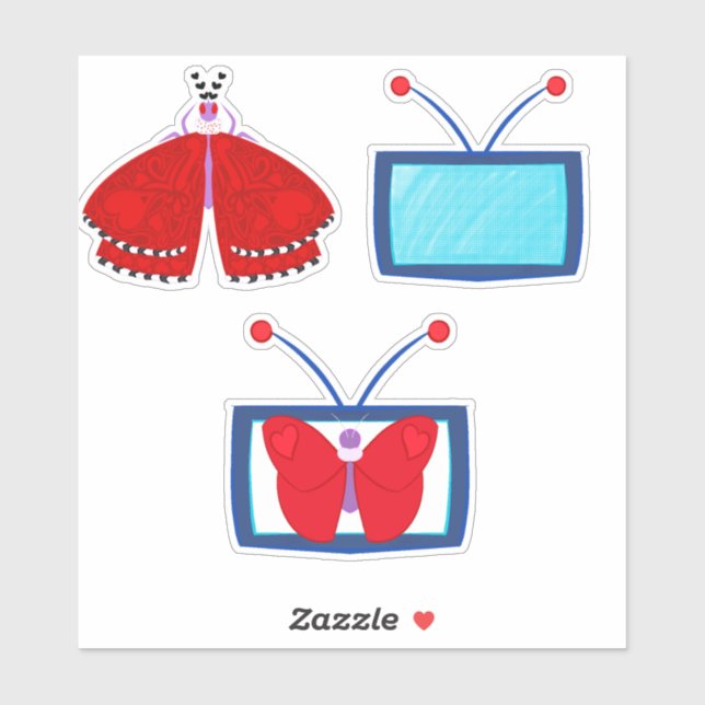 StaticMoth Aufkleber (Blatt)