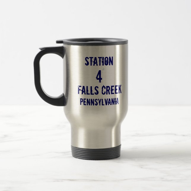 Station, 4, fällt Nebenfluss, Pennsylvania, Reisebecher (Links)