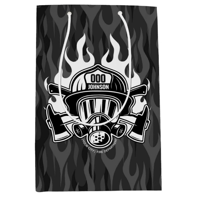 Station der Abteilung Feuerwehr Mittlere Geschenktüte (Vorderseite)