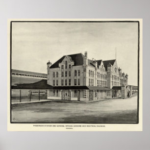 Station, Übereinstimmung u. Montreal-Eisenbahn, Poster