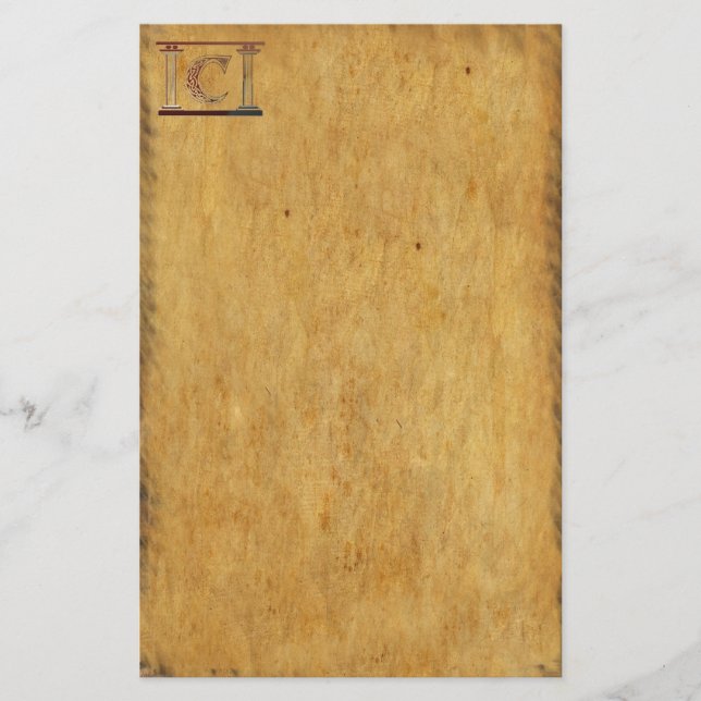 Stationäre Alte Welt Briefpapier (Vorderseite)