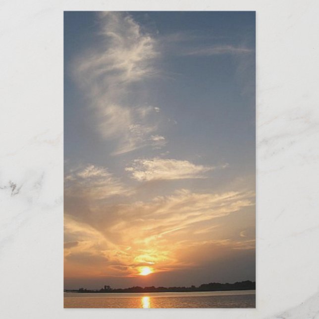 stationäre kennzeichnende ursprüngliche Kunst des Briefpapier (Vorderseite)