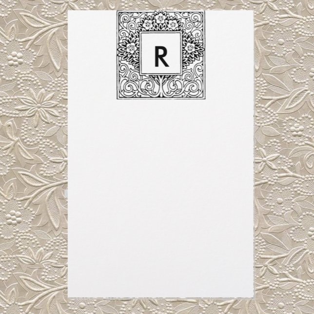 Stationäre Monogramm Briefpapier (Von Creator hochgeladen)