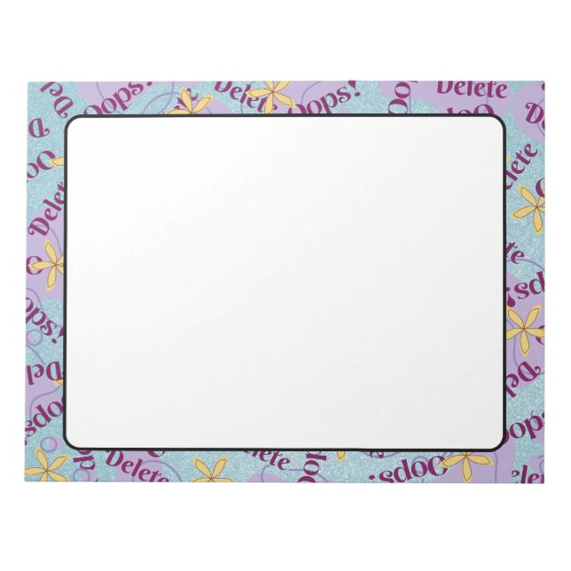 Stationäres Papier für 8.5" x11 Notepad Notizblock (Vorderseite)