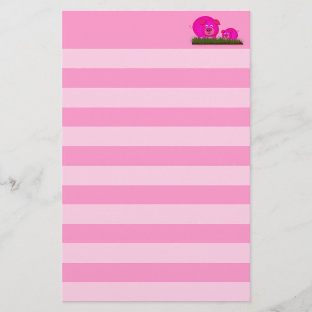 Stationary : Two Pigs Briefpapier (Vorderseite)