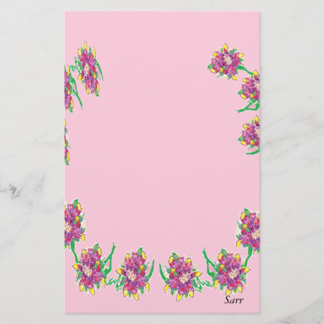 Stationery/Asiatische Liege Briefpapier (Vorderseite)