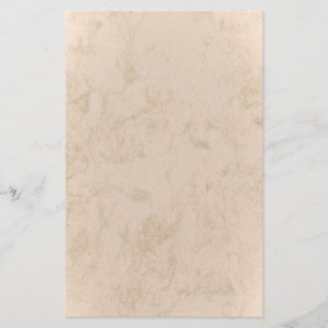 stationery beige marbled briefpapier (Vorderseite)