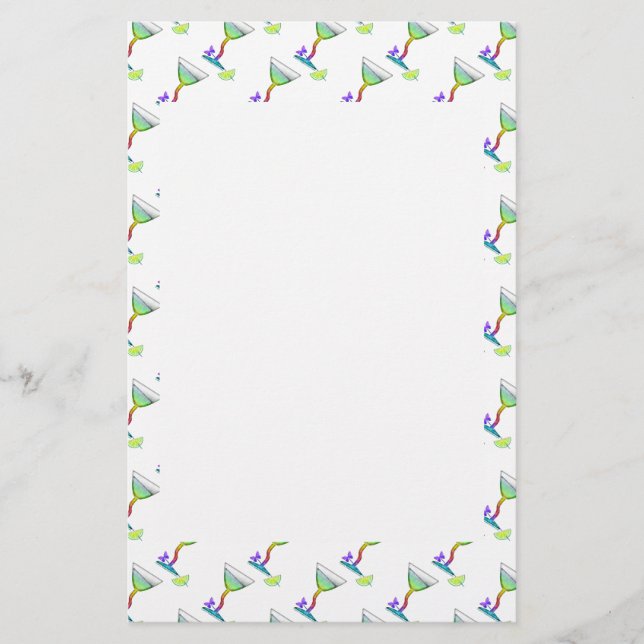 STATIONERY - BUTTERFLY MARTINI BRIEFPAPIER (Vorderseite)