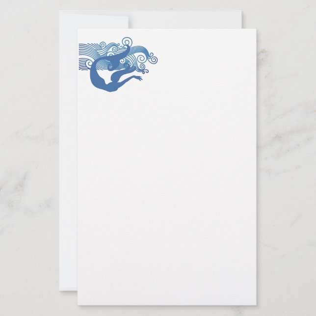 Stationery Mermaid Briefpapier (Vorderseite)