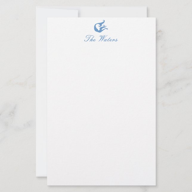 Stationery Mermaid Briefpapier (Vorderseite)