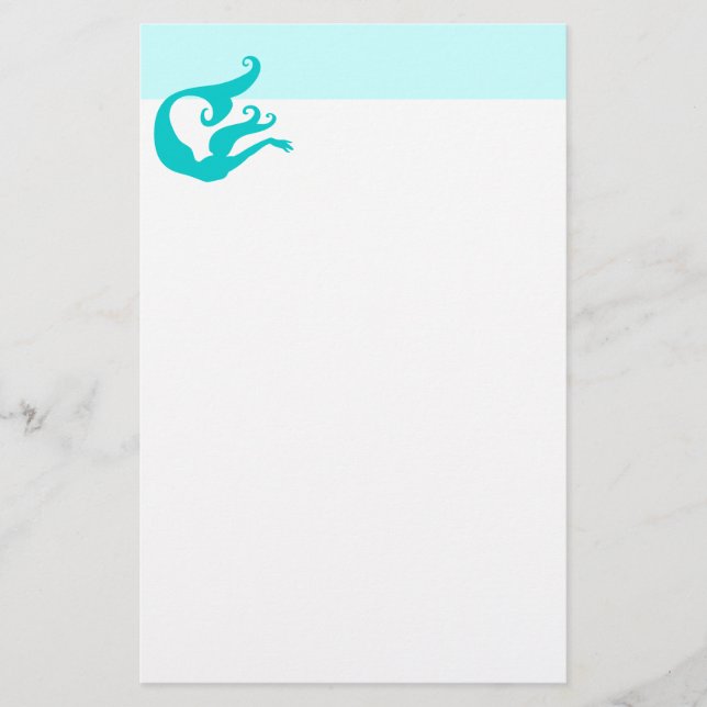 Stationery Mermaid Briefpapier (Vorderseite)
