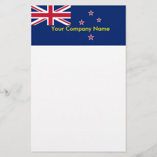 Stationery mit der Flagge Neuseelands Briefpapier