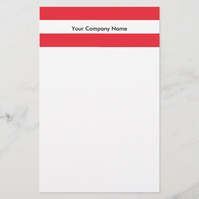 Stationery mit der Flagge Österreichs Briefpapier (Vorderseite)